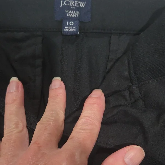 J. Crew Black Kallie Pants. Excellent Condition! Great For The Office And Beyond - Picture 3 of 7
